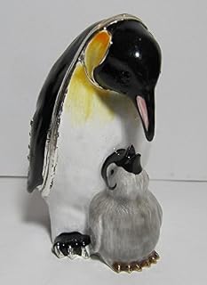 Arora Secrets From Hidden Treasures 1041 Penguin Trinket Box, Multicolour, One Size