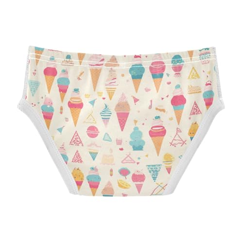 KLL Ice Cream Stripe Little Boys Soft Underwear Briefs Breathable Undies2