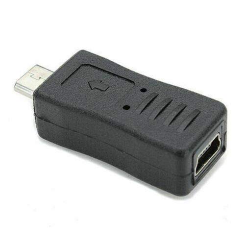 Ezone Electronics USB 2.0 High Speed Micro B 5-pin Male to Mini B 5-pin Female Adapter Converter