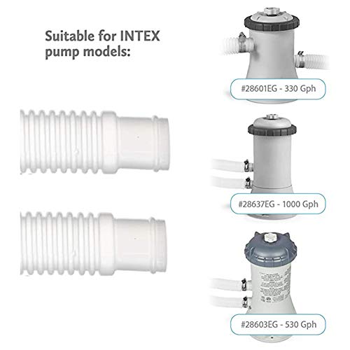 SIZHINAI Mangueira de substituição para piscinas acima do solo, acessório para bomba de piscina, man