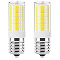 VITUNOV E17 LED Bulb Dimmable, Microwave Light Bulbs Under Hood, 40W Incandescent Replacement, 6000K Daylight White, 120V 4W 400LM Appliance Bulbs for Stove Top, Refrigerator, Range Hood, 2 Pack