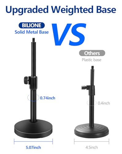 Support de micro de table BILIONE reglable pour eliminer les vibrations du microphone - 4