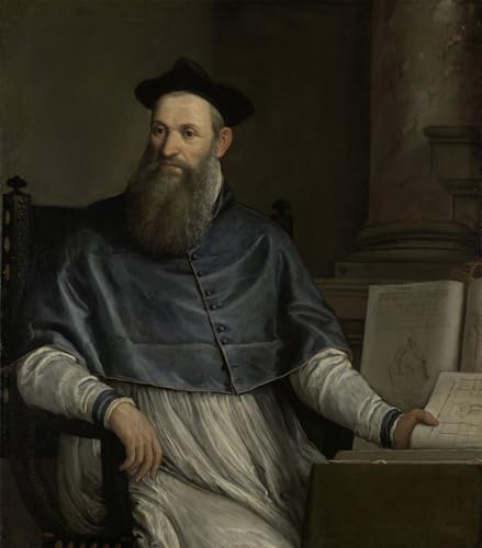Tableau portrait de Daniele Barbaro par Véronèse 60x90cm