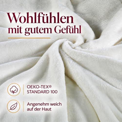 Kuscheli® - warme Spannbettlaken aus Cashmere-Touch Stoff - Verschiedene Größen und Farben - Bettlaken Jersey Fleece Biber Spannbetttuch… – Ansicht 5