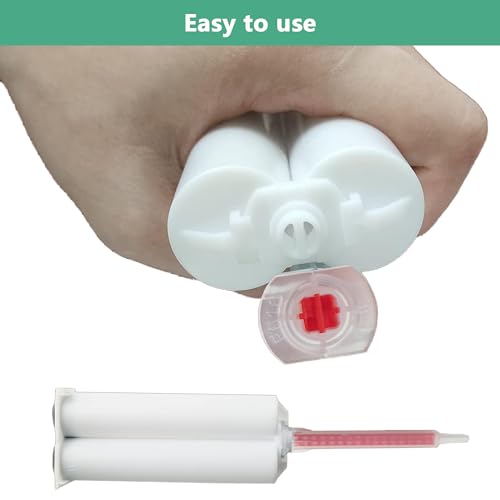 XCSJ 30Pcs Mischerdüsen 1:1 Mischdüse Mischerspitzen Kunststoffkleber Mischrohr Mischerdüse Mixtüllen Mischdüsen Statikmischer Mischertülle FMA06-16 für 2K AB-Klebestiftpistole