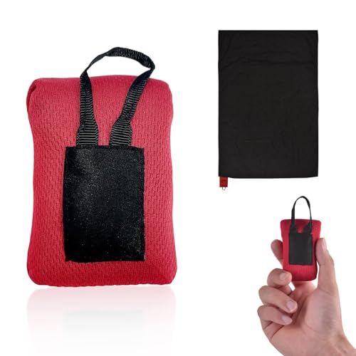 LSYYSL Mini bärbar picknickfilt för utomhusbruk, fuktbeständig vattentät strandmatta, ultralätt väska picknickmatta strandfilt, för camping, utomhusvandring, strandgrill (70 x 110 cm)