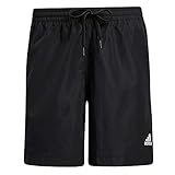 Elastischer Bund adidas Damen Wvn Lngr Shorts, Schwarz/Weiß, XL EU