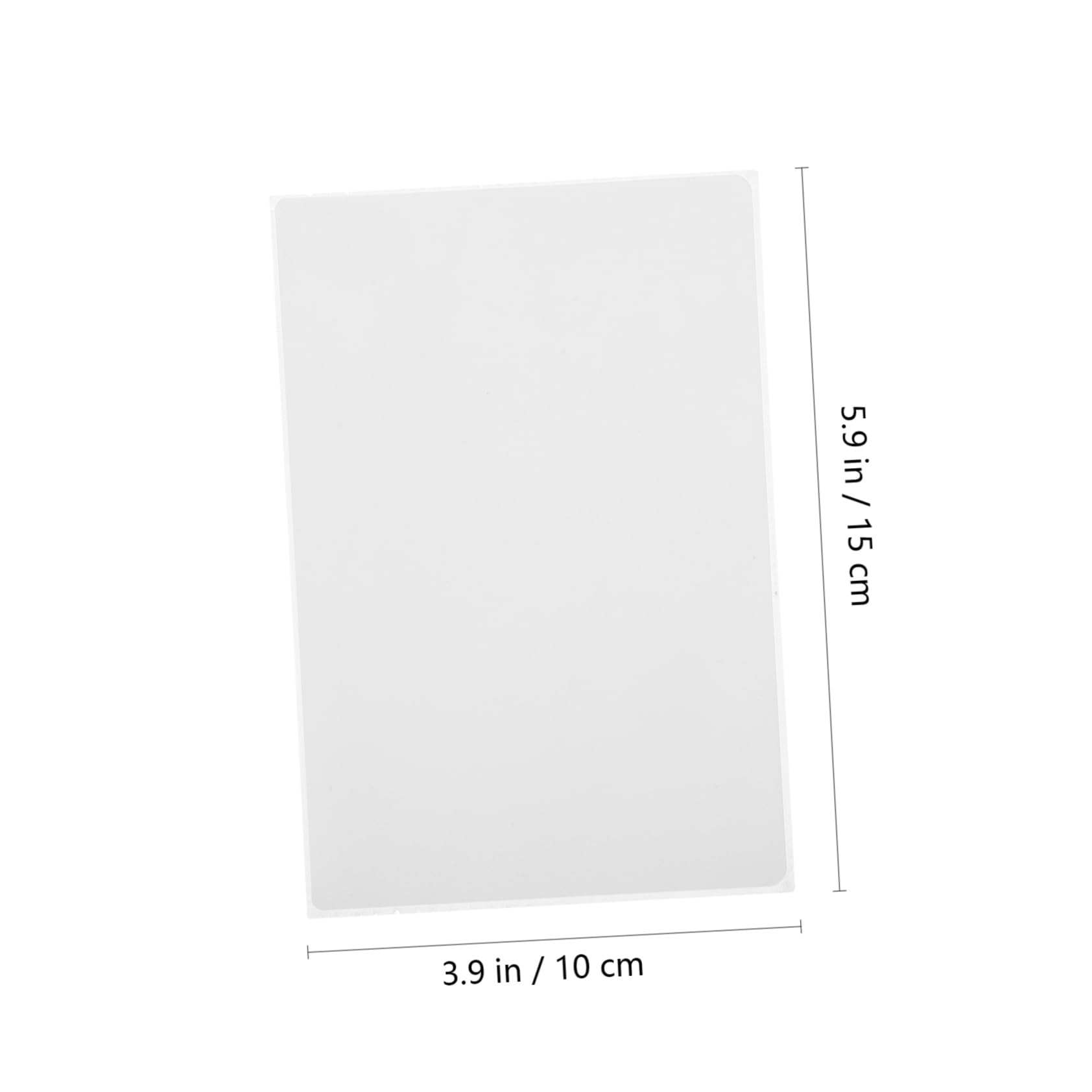 Thermoetiketten 100x150mm, 500 Stück, Papier, Selbstklebend