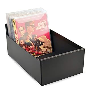 3L Boîte de Rangement Noire pour Pochettes de CD, DVD, Blu-Ray – Contenance Optimale 80 Disques – 26×8,5x16cm – 1 pc… - Les Beatles, Paul McCartney, John Lennon, RIngo Starr, George Harrison 3L Boîte de Rangement Noire pour Pochettes de CD, DVD, Blu-Ray - Contenance Optimale 80 Disques - 26x8,5x16cm - 1 pc… – Image 5