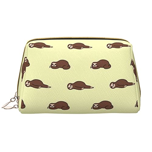 Trousse de maquillage paresseux KOOLR cadeau en cuir blanc pour fille