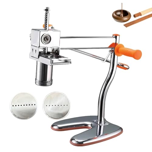 Macchina per la produzione di bastoncini di incenso fai da te, secchio in acciaio inox con 2 piastre per stampi per accessori profumati fatti a mano (1,5 mm e 2,5 mm), perfetto per gli appassionati di