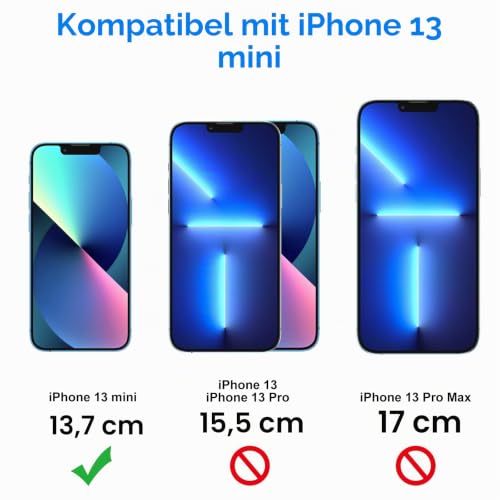 JETech Schutzfolie für iPhone 13 mini, 3 Stück – Ansicht 3