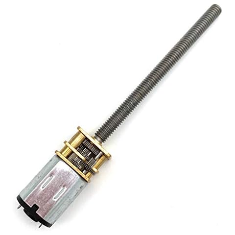 Pangyoo PYouo-DC Motor N20 Mini Metal Gear Motor, DC 3V/6V/12V 15-1000RPM, M4 Electric Micro Speed Reduction Gear Motor (Speed(RPM) : 1000, Voltage(V) : 12V) Cover