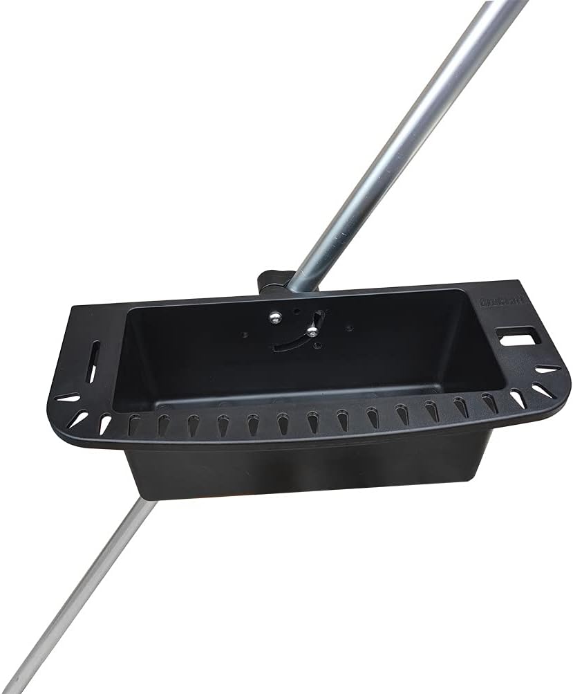 Brocraft Boat Storage Box with Rail Mount/Cockpit Organizer with Rail Mount Bracket Kit -Black