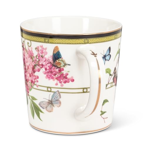 Taza Butterfly Garden de porcelana fina 15 oz miniatura 4