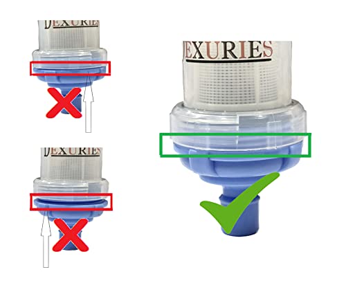 DEXURIES Universal Water Softner for Fully Automatic Washing Machine | Inlet Joint Filter adapter Front/Top Load Washing Machine & Dishwasher Inlet Dust Filter/Filter with SS Connector (Pack of 1)