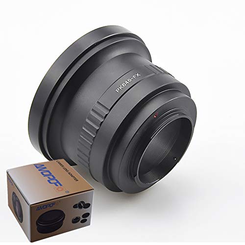 Adaptador Pentax 645 a Fujifilm X para conectar lentes P645 en cámaras mirrorless FX