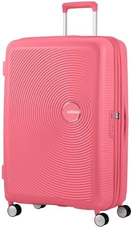 American Tourister Soundbox - Spinner L Erweiterbar Koffer, 77 cm, 97/110 L, Rosa (Sun Kissed Coral)