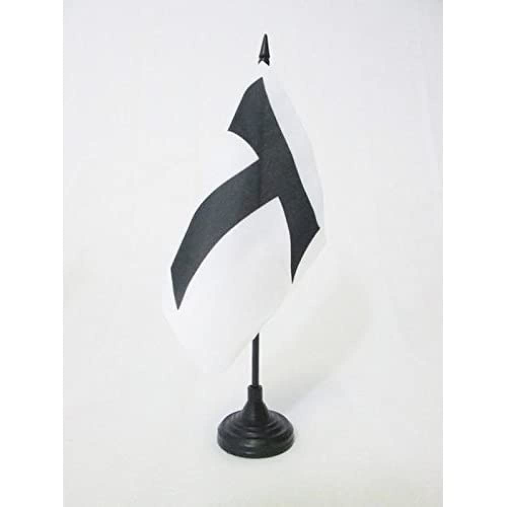 AZ FLAG Order of Hospitallers of St. Anthony Table Flag 5'' x 5'', Saint Anthony Office Decoration 100% Polyester 15 x 15 cm