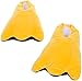 Produktbild Silver Lilly Hausschuhe mit LED-Beleuchtung, Entenfüße, Tierkostüm, Hausschuhe mit Komfortschaum, Gelb (gelb), X-Large