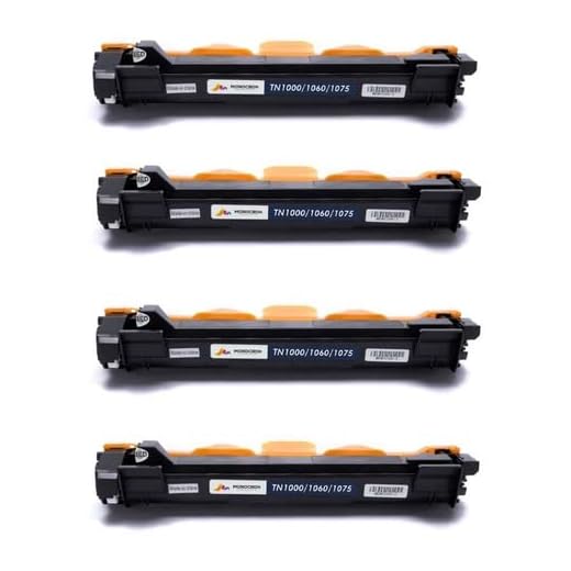 KIT 4 TONER COMPATÍVEL TN1060 | DCP1602 DCP1512 DCP1617NW HL1112 HL1202 | PREMIUM QUALITY 1K