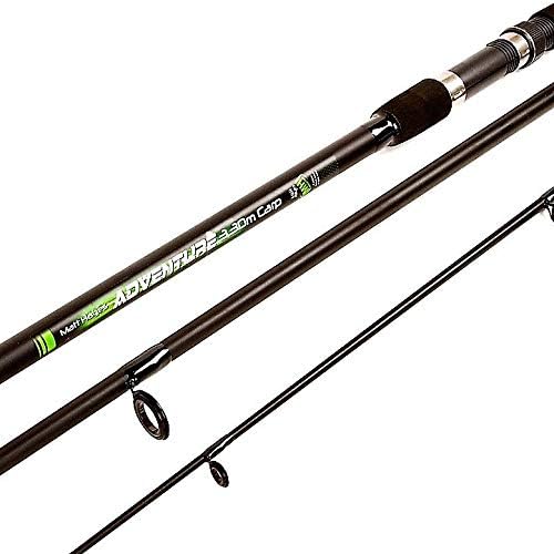 Matt Hayes Adventure (3.3m/11ft 3 Piece CARP Fishing Rod (Test Curve 2.50lbs) for Carp and