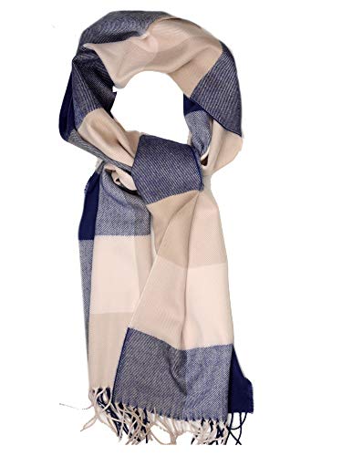 D&Y Unisex Classic Softer Than Cashmere Plaid Fringe End Scarf2