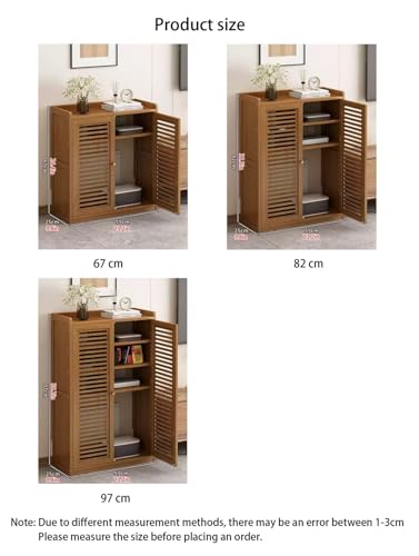 Armoire routeur WiFi premium marron | Unité de sol moderne de 97 cm