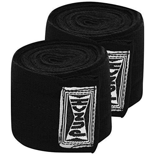Bandagem Elástica 50 Mm - 2,50 Mts Punch Unissex 2,50 Compr. X 0,05 Largura Preta