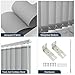 Cordless Fabric Vertical Window Blinds, Sliding Door Blinds & Shades, Privacy Window Shades, Vertical Blinds for Doors, Sliding Blinds, Grey