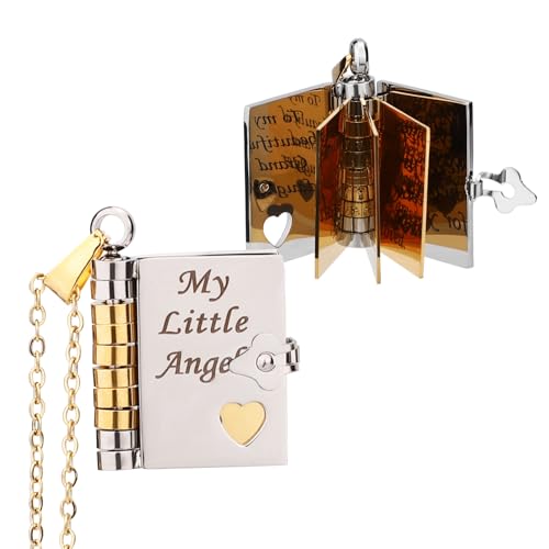 Contenuto della confezione: riceverai una collana a libro stampata con 