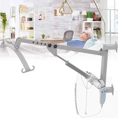 Wall-Mounted Electric Patient Hoist Lift | Elderly Transfer Machine with Multifunctional Sling for Disabled & Mobility Aid