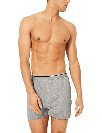 Marks & SpencerMen's Plain Brief (Pack of 5) (T14/8304F_Denim Mix_Small)