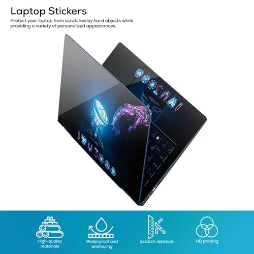 Image of DSGN 86 Full Body Laptop Skin Bubble-Free| Laminated| Removable| HD Quality Sticker for Laptops Upto 15.6 Inches Compatible with Hp /Dell /Acer /Lenovo /Asus etc.