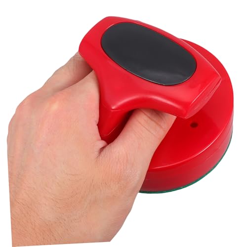 FAVOMOTO 5pcs Hockey Hitter Small Hockey Part Tabletop Hockey Handles Air Hockey Pucks Tables Game Pushers Air Hockey Paddle Small Ice Hockey Pusher Universal Hockey Pusher Red Abs