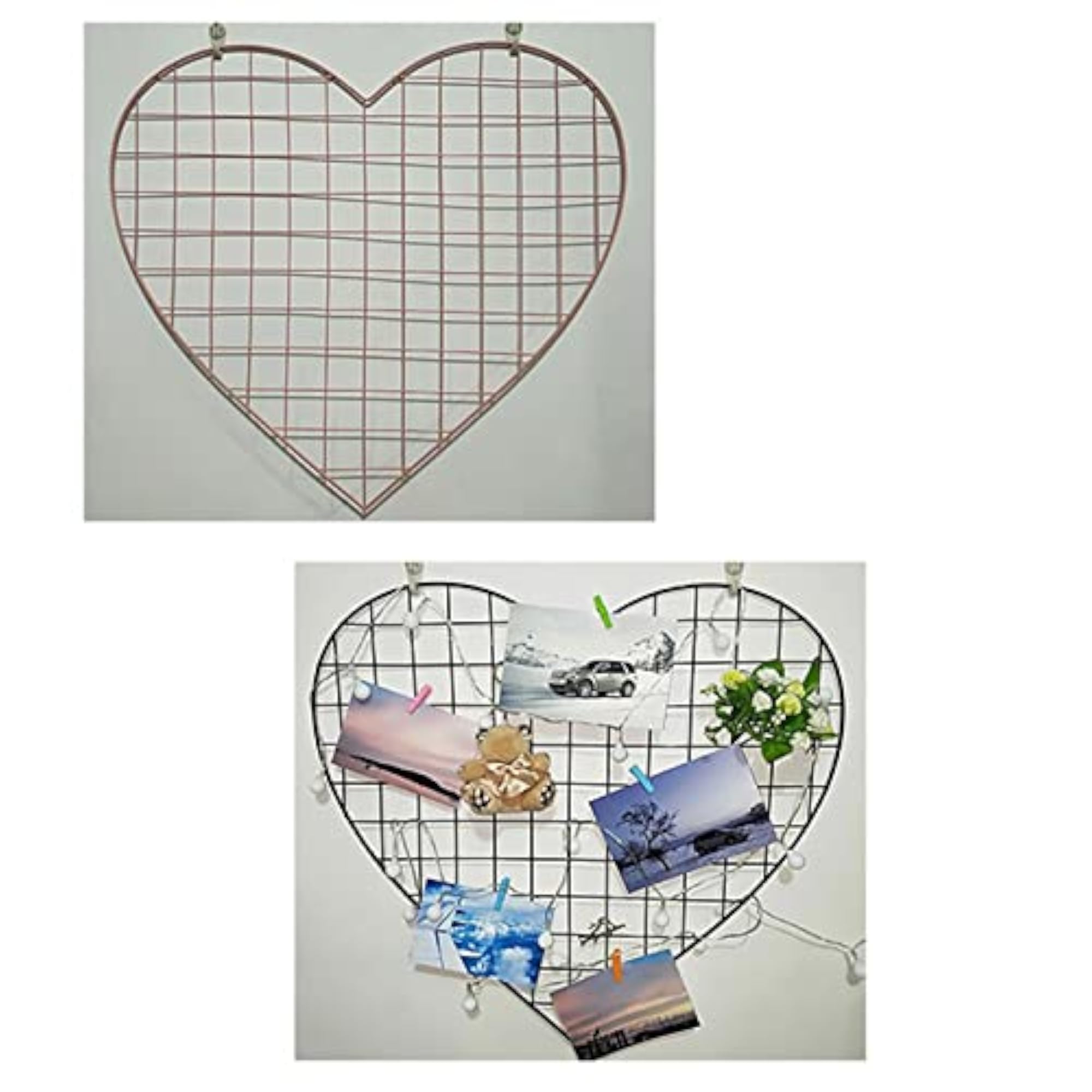 Wall Grid Panel for Photo Display, Organizer