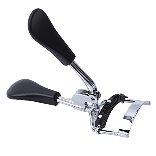 Eleusine Salon Wimpernzange Kosmetische Schönheit Big Eye Curling Clip Mit Kamm Wimpern Pinzette Makeup Tool (Schwarz) Cover