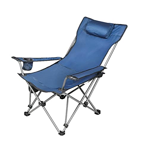 Chaise de camping robuste haut de gamme et fauteuil pliant portable avec oreiller