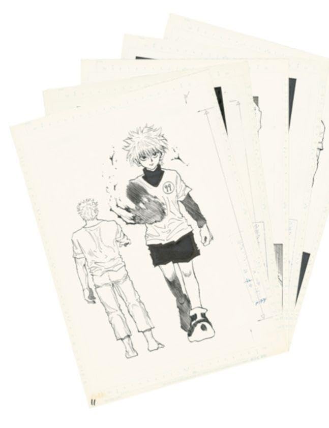 Amazon.co.jp: 冨樫義博展 HUNTER×HUNTER 複製原稿セット ＜決着 