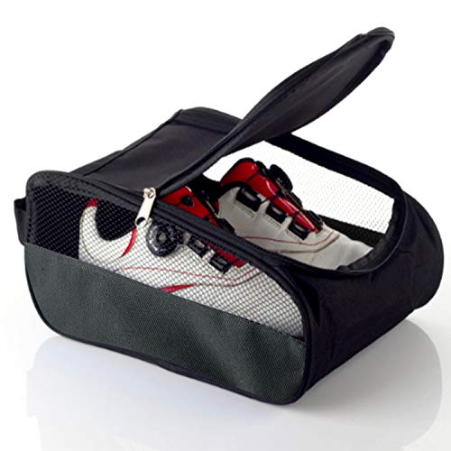 Getfitsoo Golf Shoe Bag, Gray Golf Shoes Bags Men/Women Outdoor Zippered Carrier Bags with...