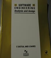 Software Engineering: Analysis and Design (International Software Engineering Series) 0077072022 Book Cover