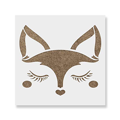 Fox Face Stencil - Transform Space with Fall Colors, Fall Outdoor Decorations