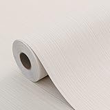 HyunHome Beige Faux Grasscloth Wallpaper Peel and Stick Linen Textured 24'x394' Upgraded Thick Self-Adhesive Waterproof Neutral Decorative Contact Paper Vinyl Film Roll for Wall Bedroom Kitchen