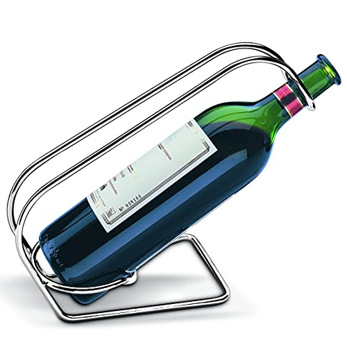 Suporte para Garrafa, Acessórios de Vinho, Aço Cromado, Brinox