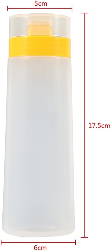 Fdit 4-Hole Mayo Dispenser Bottle, Mayonnaise Dispenser Sauce Squeeze Bottle Japanese Mayonnaise Dispenser for Jam Olive Oil Vinegar (Red)
