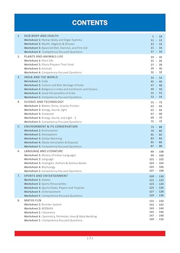 Image of Oswaal One for All Workbook Class 5 General Knowledge & EVS (Set of 2 Books) | 50+ Concept-wise Perforated Worksheets | NEP 2020 & NCF 2023 Aligned | ... | Builds Concept Clarity & Scientific Skills