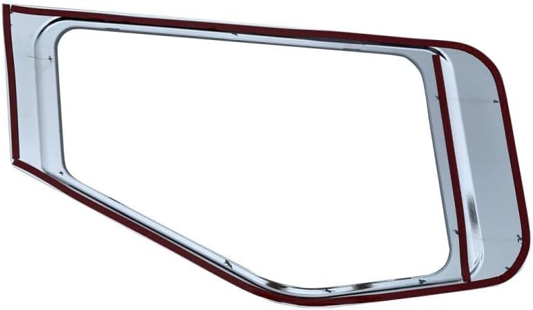 Rear view of the chrome garnish showing adhesive tape