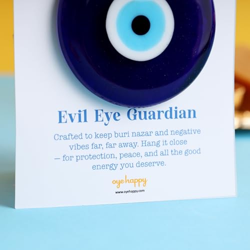 Image of Oye Happy Cute Rakhi Hamper for Her | Raksha Bandhan Gift Set for Sister, Behen, Didi | Includes Sash, Evil Eye Wall Hanging, Photo Easel & Greeting Card | Multi-Color