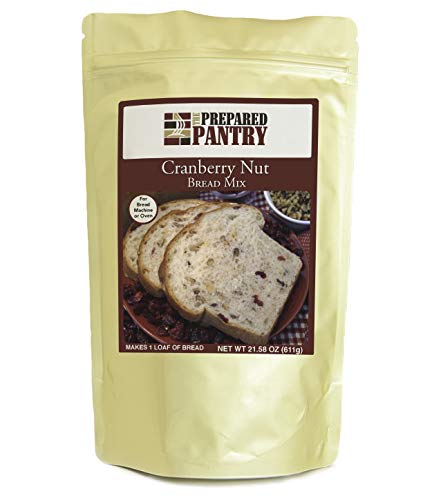 The Prepared Pantry Cranberry Nut Gourmet Bread Mix; Single Pack; For Bread Machine or Oven