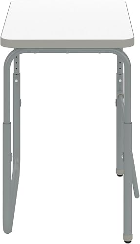 Miniatura 5 de Safco Products AlphaBetter 2.0 Altura Escritorio ajustable para estudiantes con barra de reposapiés oscilante, sentado para estar de pie, 22-30